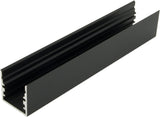 Foto: Aluminiumprofil TBR, L-2000mm B-25mm H-25mm schwarz