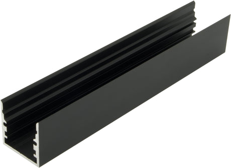 Foto: Aluminiumprofil TBR, L-2000mm B-25mm H-25mm schwarz