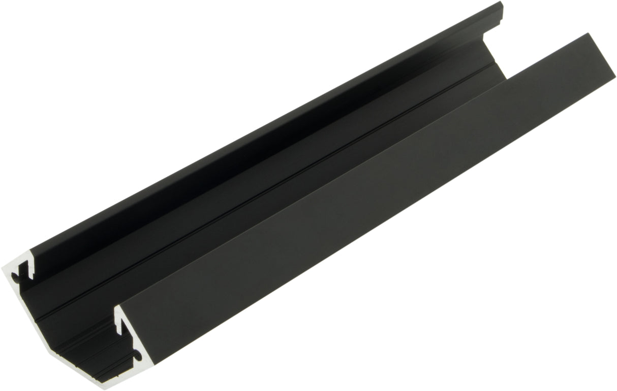 Aluminiumprofil TBE L-2000mm B-40mm H-14,5mm schwarz