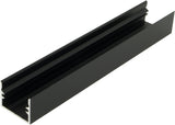 Foto: Aluminiumprofil TBL, L-2000mm B-25mm H-19mm schwarz