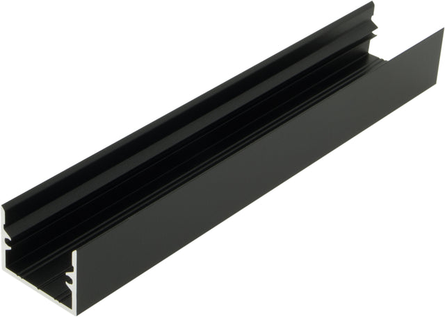 Foto: Aluminiumprofil TBL, L-2000mm B-25mm H-19mm schwarz