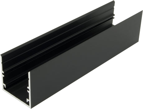 Foto: Aluminiumprofil CLR L-2000mm B-35mm H-35mm schwarz