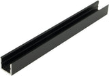 Foto: Aluminiumprofil KLR, L-2000mm B-14mm H-13mm schwarz