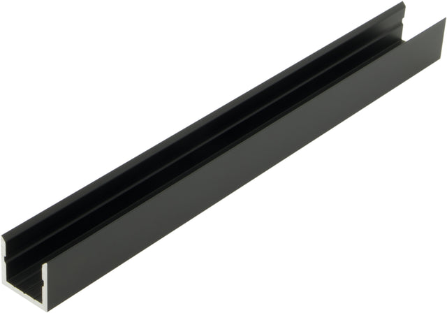 Foto: Aluminiumprofil KLR, L-2000mm B-14mm H-13mm schwarz