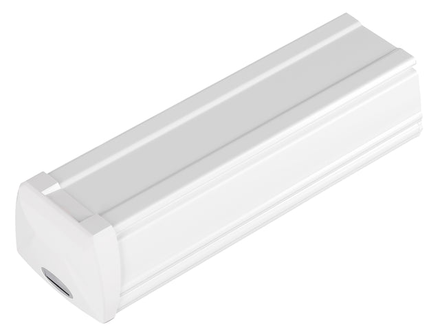 Ligne-S II Endstück für Tragschiene 215mm weiß
