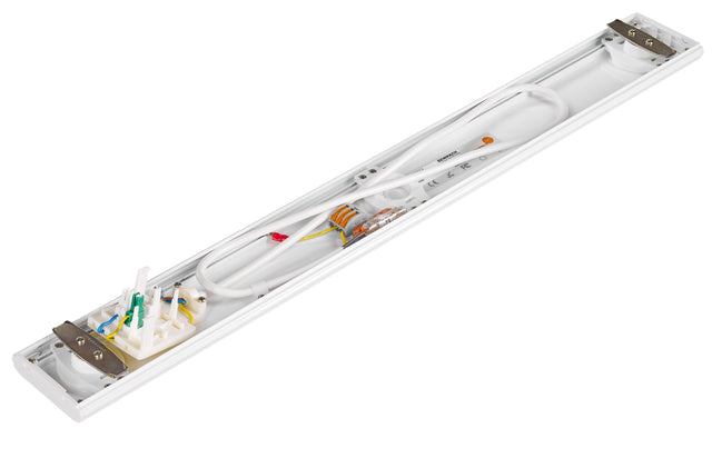 Ligne-S II Leermodul mit elektrischer Einspeisung 600mm weiß