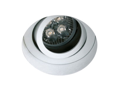 11105TR/W WEISS GU10 10W TRIMLESS DARK LIGHT ADJUSTABLE