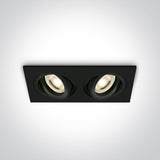 51205ABG/B SCHWARZ GU10 2x10W