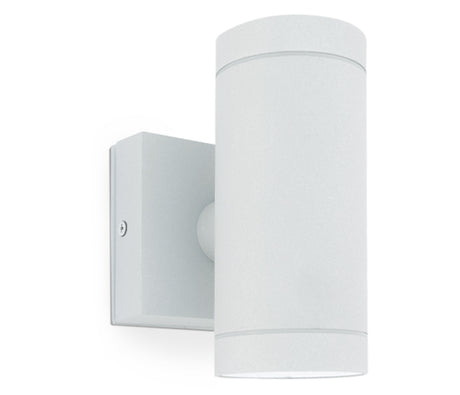 67130/W WEISS WALL 2xGU10 10W IP54