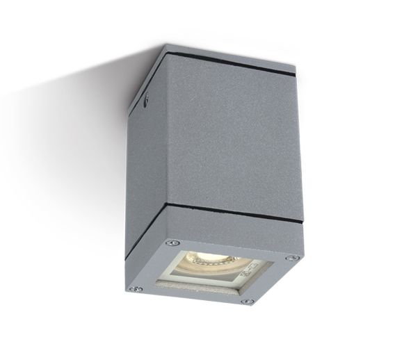 67130D/G GRAU SQUARE CEIL GU10 10W IP54
