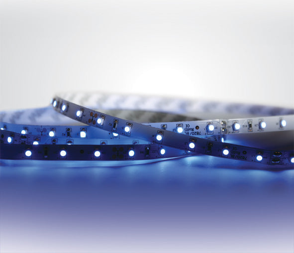 7820/BL LED STRIP 24vDC BLUE 5m ROLL 4,8W/m IP20
