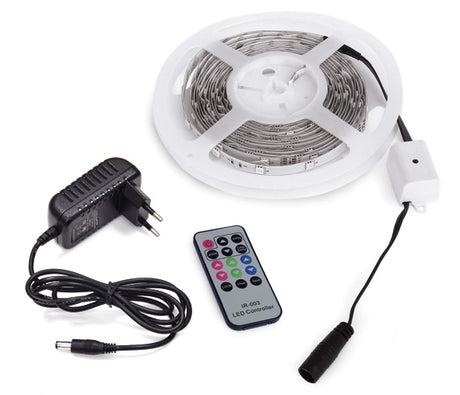 7820A/RGB SET RGB 5m + REMOTE 2W/m/colour IP20 230V/12V