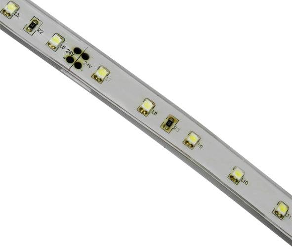 7820W/BL LED strip 24vDC BLUE OUTDOOR 5m ROLL 4,8W/m IP68