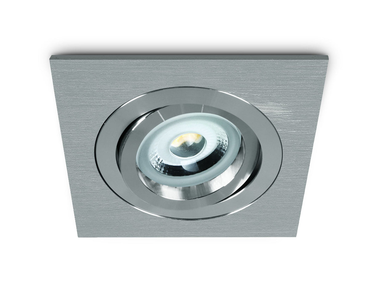51105ABG/AL ALUMINIUM GU10 10W ADJUSTABLE
