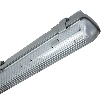 Dewy IP65 für 1xT8 LED Tube 100-240V 655mm IP65 PC/PC grau
