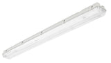 Dewy IP65 für 2xT8 LED Tube 100-240V 1265mm IP65 PC/PC grau