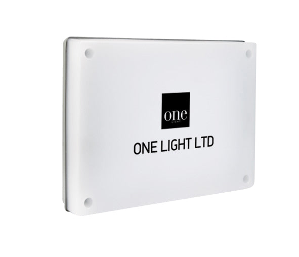 67364/G/W GRAU WALL LIGHT PHOTOCELL LED 8W WW IP54 230V