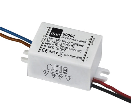 89004 TREIBER 350mA 1-4W IP66 230V
