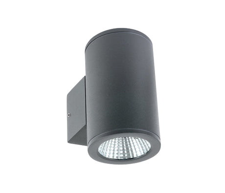 67138/AN/W ANTHRACITE COB LED 2x6W WW IP54 230V