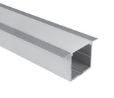 7910R/AL EINBAU PROFIL 2m + PC opal Abdeckung