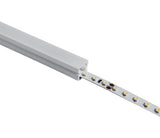 7918/W WEISS IP68 PROFIL 2m + PMMA opal Abdeckung