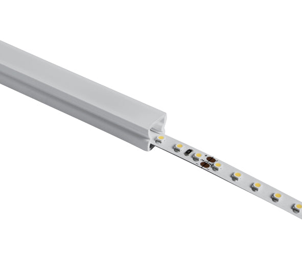 7918/W WEISS IP68 PROFIL 2m + PMMA opal Abdeckung