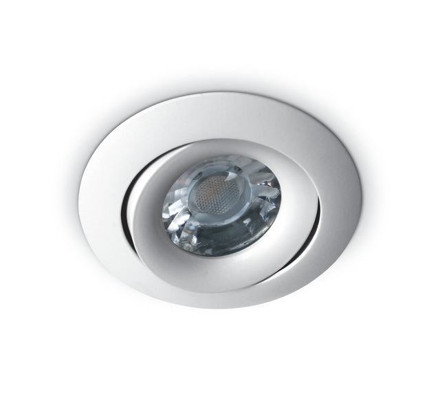 11105U/W WEISS GU10 10W ADJUSTABLE