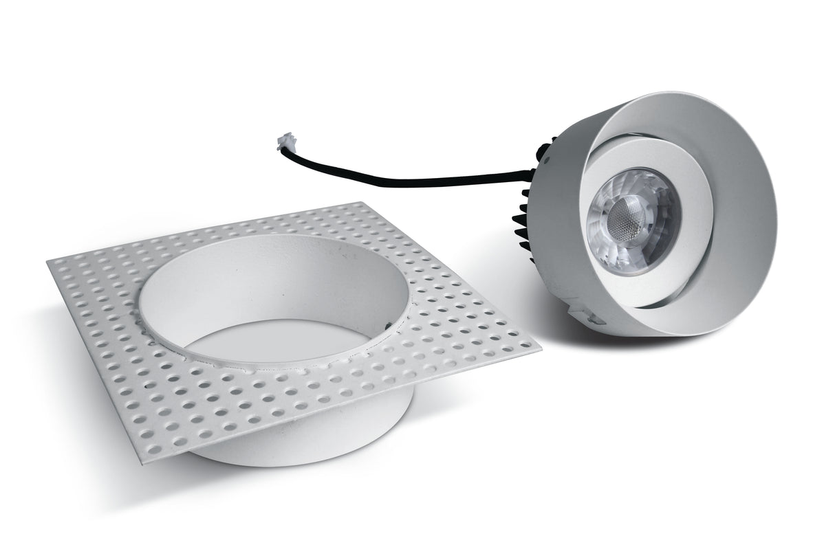 11107BT/W/W WEISS COB 6,5W WW 700mA IP54 TRIMLESS ADJUSTABLE