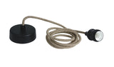 0990/B SCHWARZ E27 ROPE WIRE 2m SUSPENSION