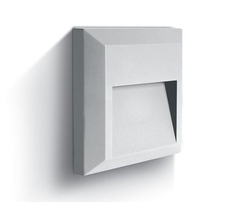 67388B/W/W WEISS LED WALL LIGHT 2W WW DARK LIGHT IP65 230V
