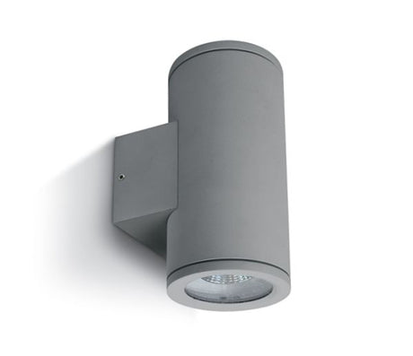 67400B/G GRAU WALL GU10 2x10W IP54