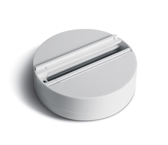 41030/W WEISS SURFACE MOUNT BASE FÜR TRACK SPOTS