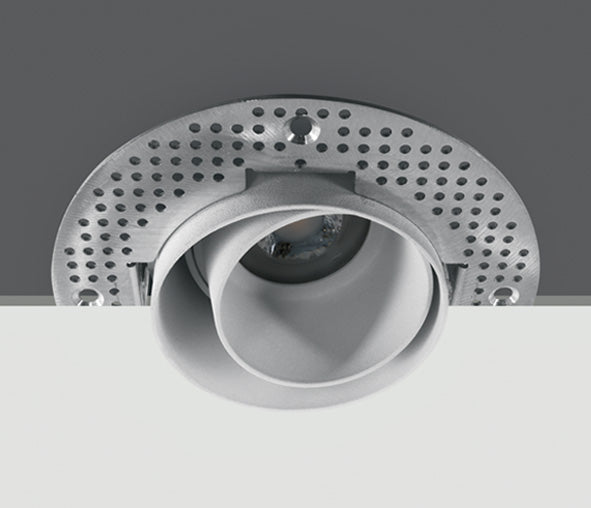 11105DTR/W WEISS ADJUSTABLE TRIMLESS GU10 10W DARK LIGHT