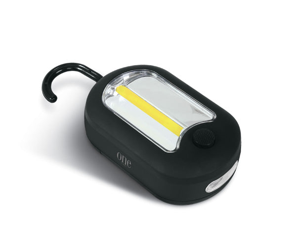 Tragbare LED Leuchte mit Magnetbefestigung, Größe L, schwarz