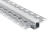 7901TR/AL TRIMLESS PROFIL 2m FÜR 10mm STRIPS + PC OPAL ABD