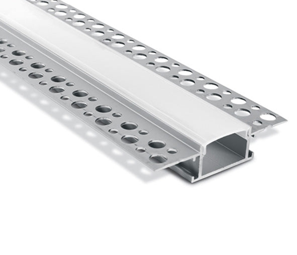 7904TR/AL TRIMLESS PROFIL 2m FÜR 20mm STRIPS + PC OPAL ABD