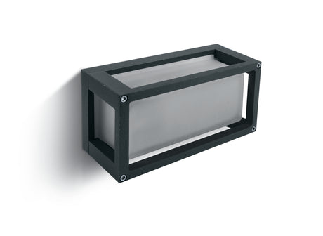 67420/AN ANTHRACITE E27 12W WALL LIGHT IP54