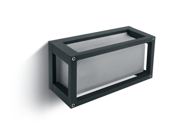 67420/AN ANTHRACITE E27 12W WALL LIGHT IP54