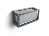 67420/G GRAU E27 12W WALL LIGHT IP54