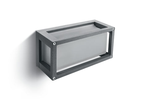 67420/G GRAU E27 12W WALL LIGHT IP54