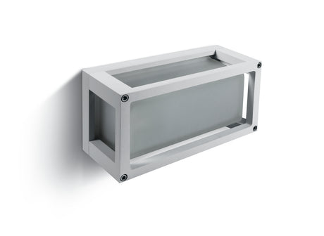 67420/W WEISS E27 12W WALL LIGHT IP54