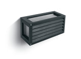 67420A/AN ANTHRACITE E27 12W WALL LIGHT IP54