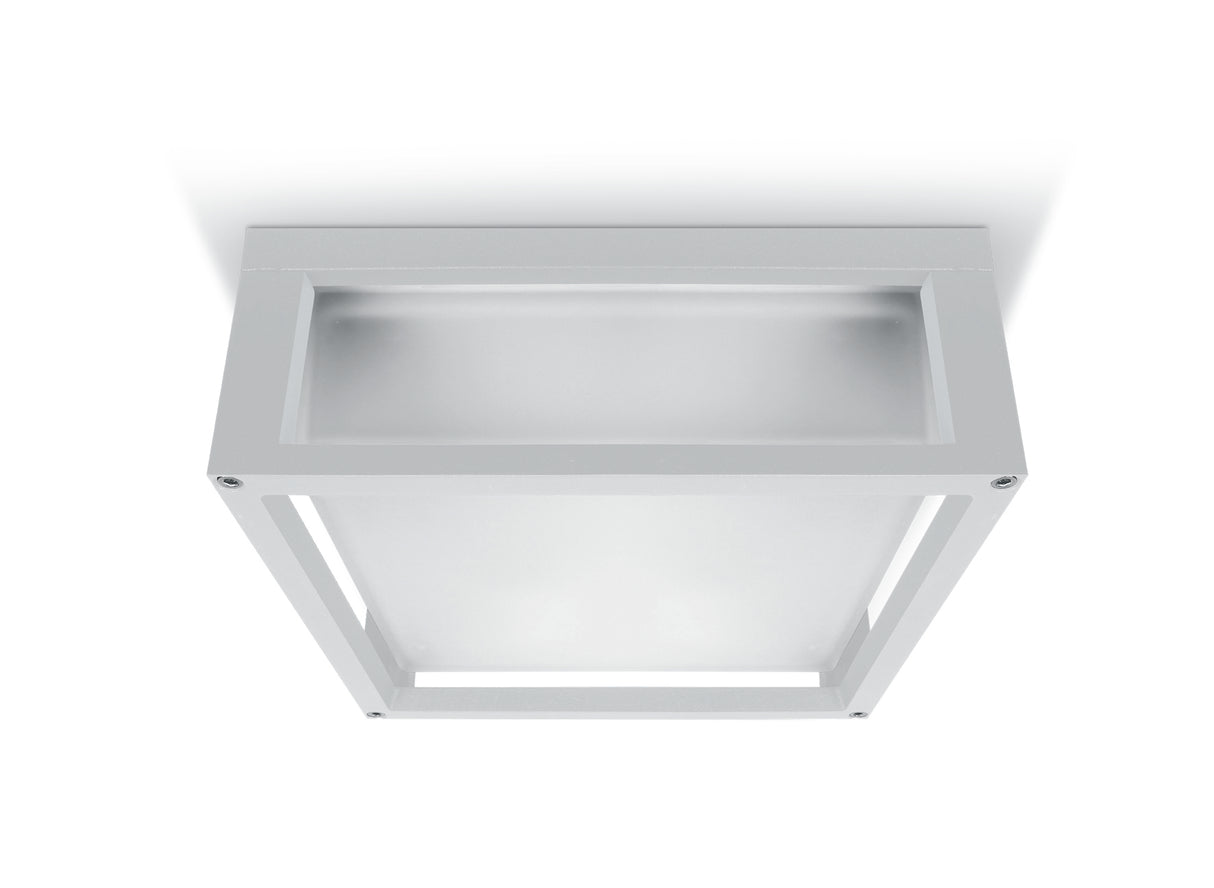 67420B/W WEISS E27 2x12W PLAFO IP54