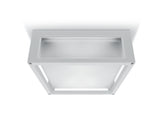 67420B/W WEISS E27 2x12W PLAFO IP54
