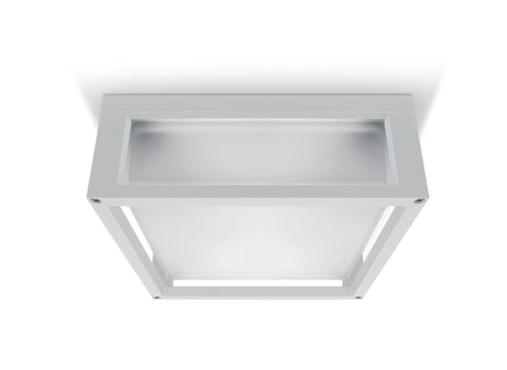 67420B/W WEISS E27 2x12W PLAFO IP54