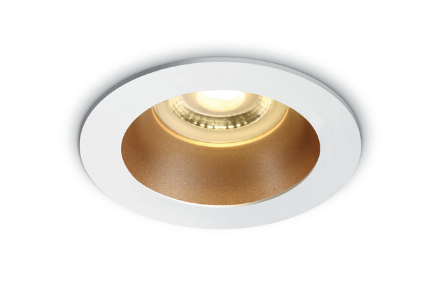 10105M/W/BS WEISS GU10 10W MESSING REFLEKTOR DARK LIGHT