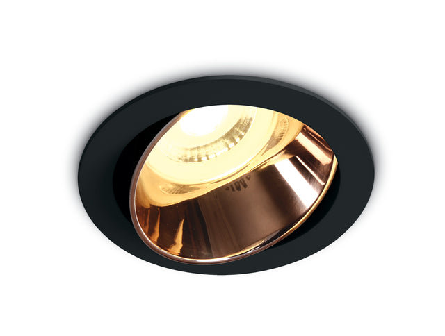 11105M/B/CU SCHWARZ GU10 10W KUPFER REFLEKTOR ADJUSTABLE