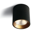 12107K/B/W SCHWARZ 7W WW 35° 230V RUND DIMMBAR