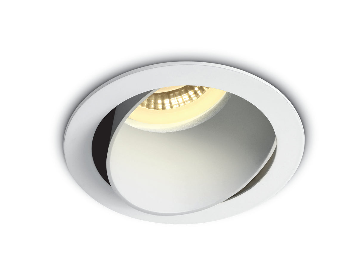 11105M/W/W WEISS GU10 10W WEISS REFLEKTOR ADJUSTABLE