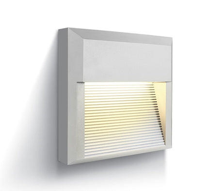 67430A/W/W WEISS LED WALL LIGHT 8W WW DARK LIGHT IP65 230V